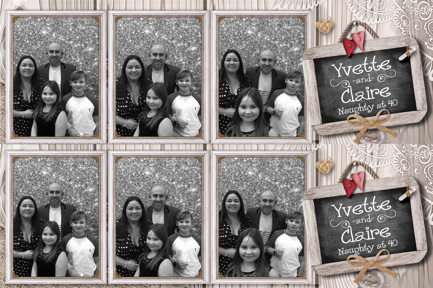Yvette and Claire’s 40th birthday! - Prints 2 | View more photos from the event at gallery.partydelightsphotobooth.co.uk/u/PartyDelightsPhotoBooth/Yvette-and-Claire’s-40th-birthday-Prints-2